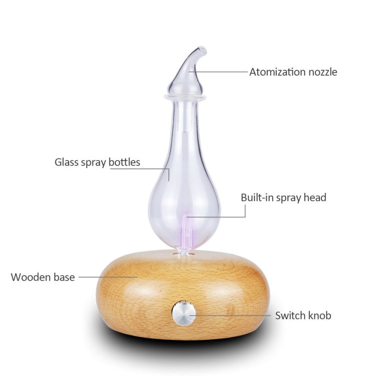 Wood Essential Oil Diffuser Aromatherapy Machine Automatic Alcohol Sprayer, Plug Specification:EU Plug(Light Brown) - free shipping - PMC TechLife - Order now!