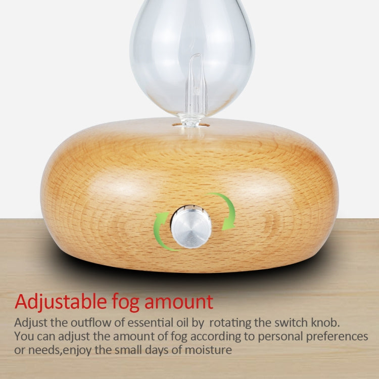 Wood Essential Oil Diffuser Aromatherapy Machine Automatic Alcohol Sprayer, Plug Specification:EU Plug(Light Brown) - free shipping - PMC TechLife - Order now!