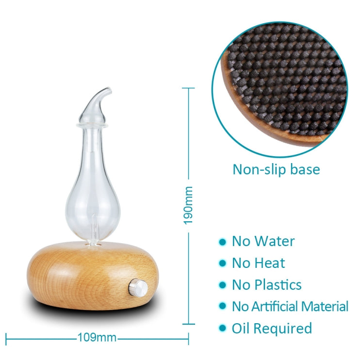 Wood Essential Oil Diffuser Aromatherapy Machine Automatic Alcohol Sprayer, Plug Specification:UK Plug(Dark Brown) - free shipping - PMC TechLife - Order now!