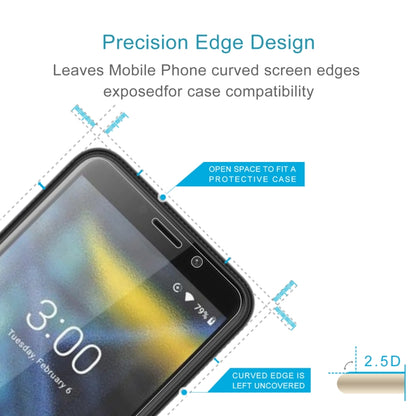 10 PCS 0.26mm 9H 2.5D Tempered Glass Film For Doogee X50 - For Doogee by PMC Jewellery | Online Shopping South Africa | PMC Jewellery | Buy Now Pay Later Mobicred