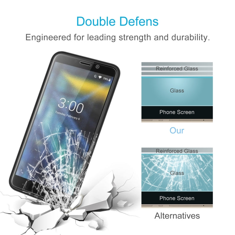 10 PCS 0.26mm 9H 2.5D Tempered Glass Film For Doogee X50 - For Doogee by PMC Jewellery | Online Shopping South Africa | PMC Jewellery | Buy Now Pay Later Mobicred