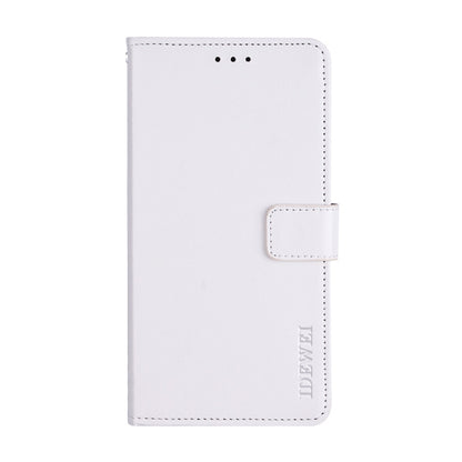 For Meizu 18x idewei Crazy Horse Texture Leather Case with Holder & Card Slots & Wallet(White) - Meizu by idewei | Online Shopping South Africa | PMC Jewellery | Buy Now Pay Later Mobicred