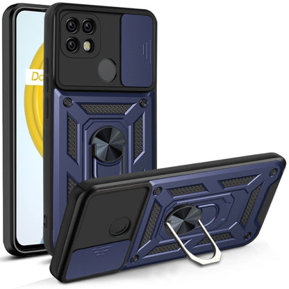 For OPPO Realme C21/C20/C11 2021 Sliding Camera Cover Design TPU+PC Phone Protective Case(Blue) - Realme Cases by PMC Jewellery | Online Shopping South Africa | PMC Jewellery | Buy Now Pay Later Mobicred
