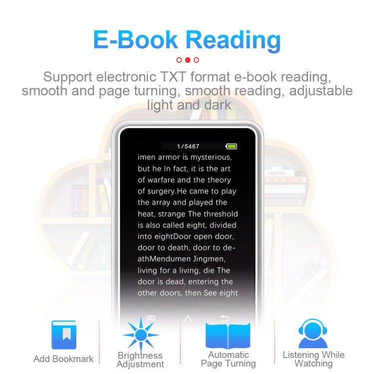 M12 Multifunctional Portable Bluetooth Player, Capacity:8GB(Silver) - MP4 Player by PMC TechLife | Online Shopping South Africa | PMC TechLife | Buy Now Pay Later Mobicred