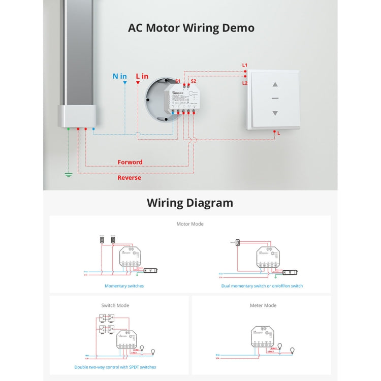 Sonoff DUALR3 Dual Ways Control WiFi Smart Switch Module - Smart Switch by Sonoff | Online Shopping South Africa | PMC Jewellery | Buy Now Pay Later Mobicred