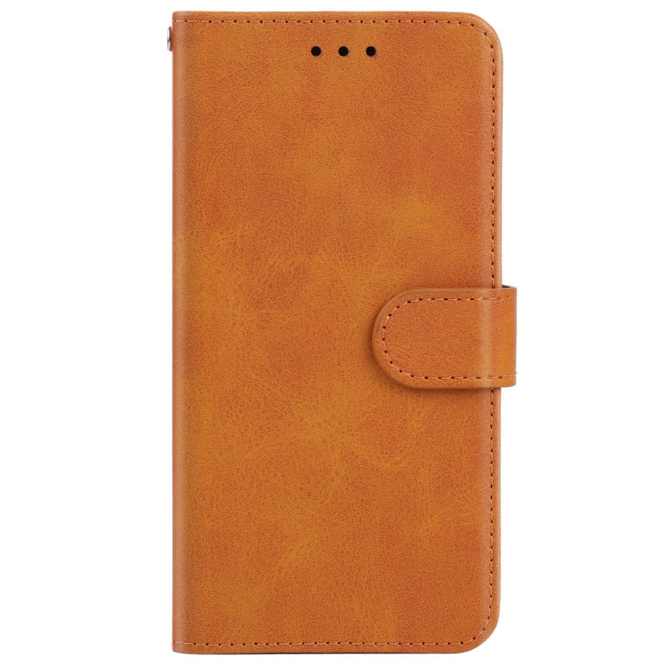 Leather Phone Case For Doogee N20 Pro(Brown) - More Brand by PMC Jewellery | Online Shopping South Africa | PMC Jewellery | Buy Now Pay Later Mobicred