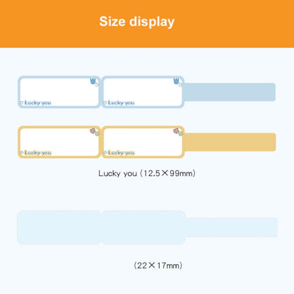 25 x 78mm  90 Sheets Thermal Label Data Cable Sort Stickers For NiiMbot D101 / D11(White) - Printer Accessories by PMC Jewellery | Online Shopping South Africa | PMC Jewellery | Buy Now Pay Later Mobicred