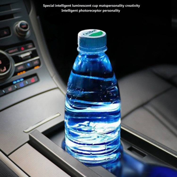 Car AcrylicColorful USB Charger Water Cup Groove LED Atmosphere Light(Socks) - Car Drink Holders by PMC Jewellery | Online Shopping South Africa | PMC Jewellery | Buy Now Pay Later Mobicred