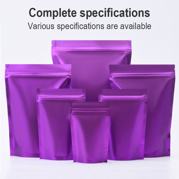100 PCS/Set Matte Aluminum Foil Snack Stand-up Pouch, Size:8x12+3cm(Sky Blue) - Preservation Supplies by PMC TechLife | Online Shopping South Africa | PMC TechLife | Buy Now Pay Later Mobicred