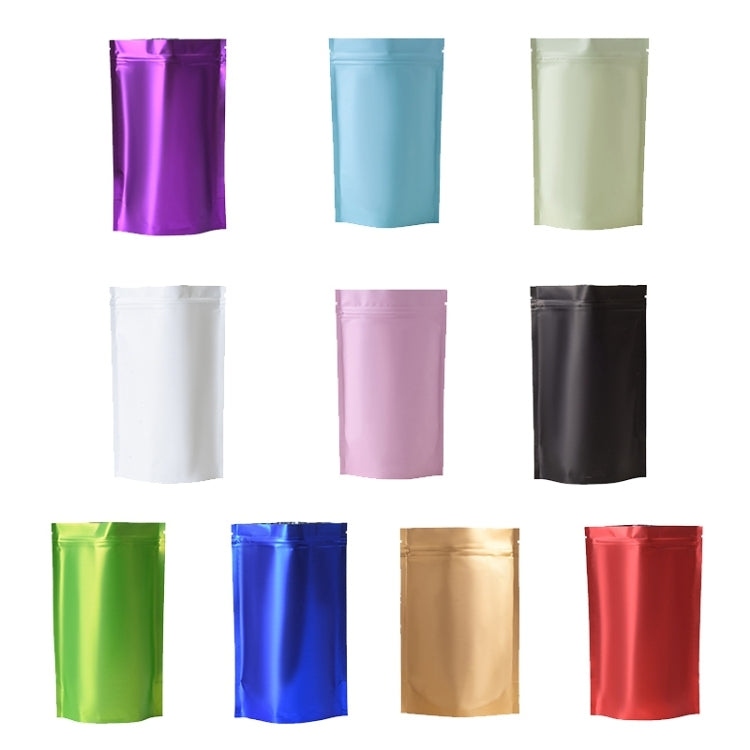 100 PCS/Set Matte Aluminum Foil Snack Stand-up Pouch, Size:9x13+3cm(Sky Blue) - Preservation Supplies by PMC TechLife | Online Shopping South Africa | PMC TechLife | Buy Now Pay Later Mobicred