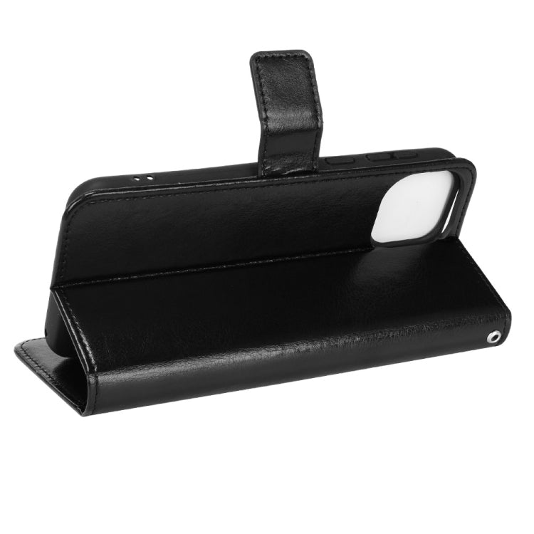 For Ulefone Note 6/ Note 6P Retro Crazy Horse Texture Leather Phone Case(Black) - Ulefone Cases by PMC Jewellery | Online Shopping South Africa | PMC Jewellery | Buy Now Pay Later Mobicred