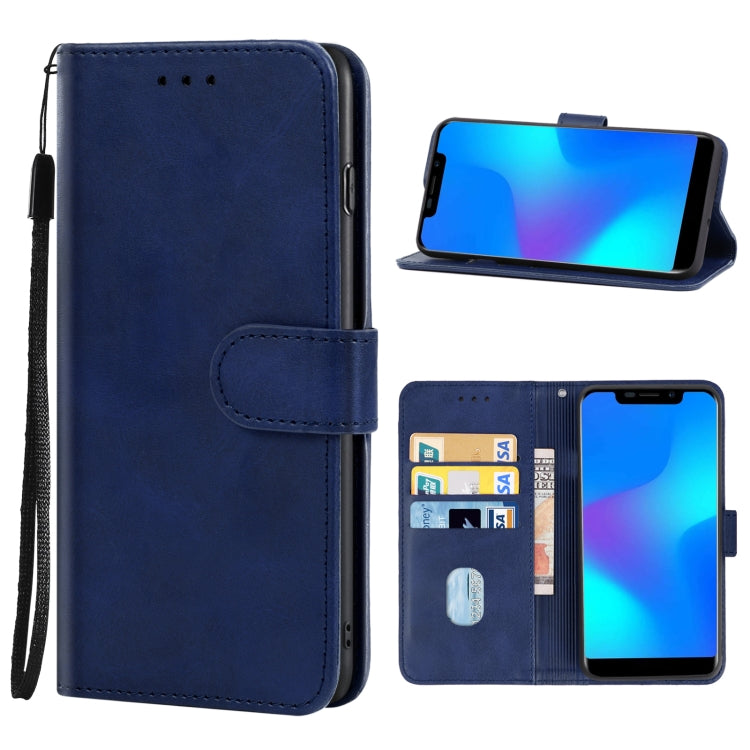 Leather Phone Case For DOOGEE X70(Blue) - Doogee Cases by PMC Jewellery | Online Shopping South Africa | PMC Jewellery | Buy Now Pay Later Mobicred