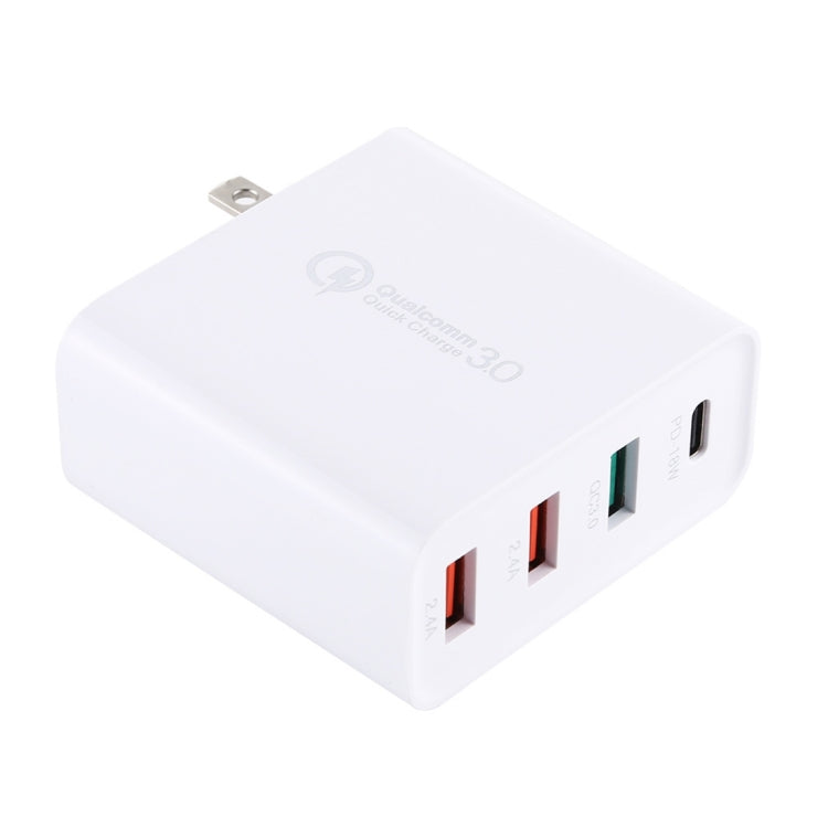 A3 PD 18W USB-C / Type-C + QC3.0 USB + Dual USB Interface Travel Charger - free shipping - PMC Jewellery - Order now!
