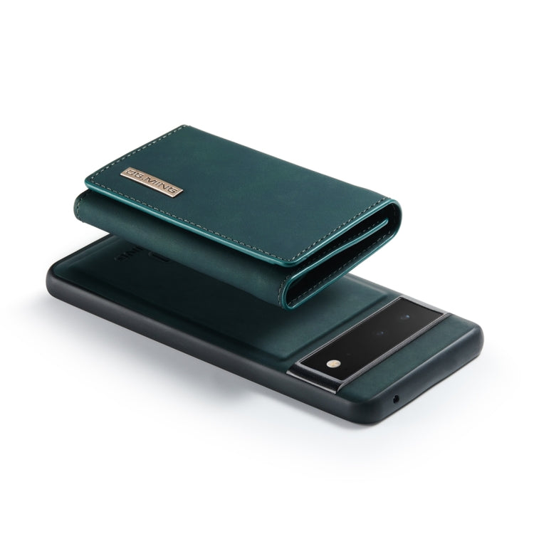 For Google Pixel 6 Pro DG.MING M1 Series 3-Fold Multi Card Wallet Back Cover Leather Phone Case(Green) - free shipping - PMC TechLife - Order now!