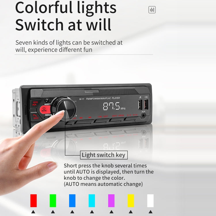 M11 Car Bluetooth MP3 Player Support Mobile Phone Interconnection / FM / TF Card - Car MP3 & MP4 & MP5 by PMC TechLife | Online Shopping South Africa | PMC TechLife | Buy Now Pay Later Mobicred