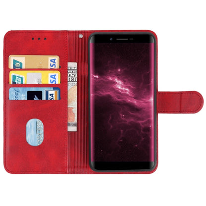 Leather Phone Case For DOOGEE X60L(Red) - Doogee Cases by PMC Jewellery | Online Shopping South Africa | PMC Jewellery | Buy Now Pay Later Mobicred