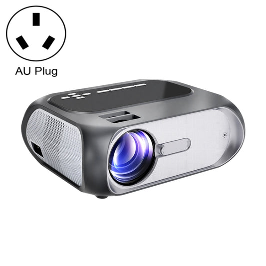 T7i 720P 200 ANSI Home Theater LED HD Digital Projector, Basic Version, AU Plug(Silver Grey) - LED Projector by PMC Jewellery | Online Shopping South Africa | PMC Jewellery | Buy Now Pay Later Mobicred