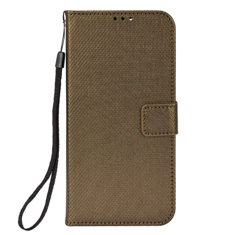 For Ulefone Armor X9 Diamond Texture Leather Phone Case(Brown) - Ulefone Cases by PMC Jewellery | Online Shopping South Africa | PMC Jewellery | Buy Now Pay Later Mobicred
