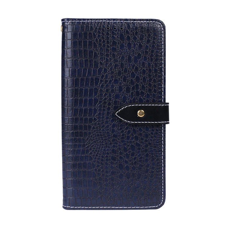 For TCL 20B idewei Crocodile Texture Horizontal Flip Leather Phone Case(Dark Blue) - free shipping - PMC Jewellery - Order now!