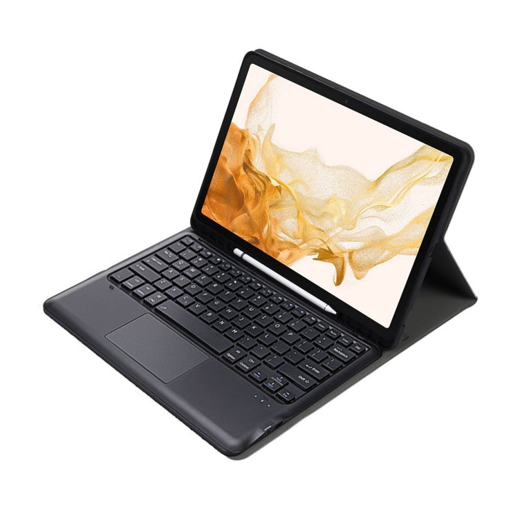 A800B-A Split Bluetooth Keyboard Leather Case with Holder & Pen Slot & Touchpad For Samsung Galaxy Tab S8+ X800(Black) - free shipping - PMC TechLife - Order now!