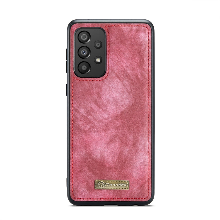 For Samsung Galaxy A33 5G CaseMe-008 Detachable Multifunctional Horizontal Flip Leather Case(Red) - Galaxy Phone Cases by CaseMe | Online Shopping South Africa | PMC Jewellery | Buy Now Pay Later Mobicred