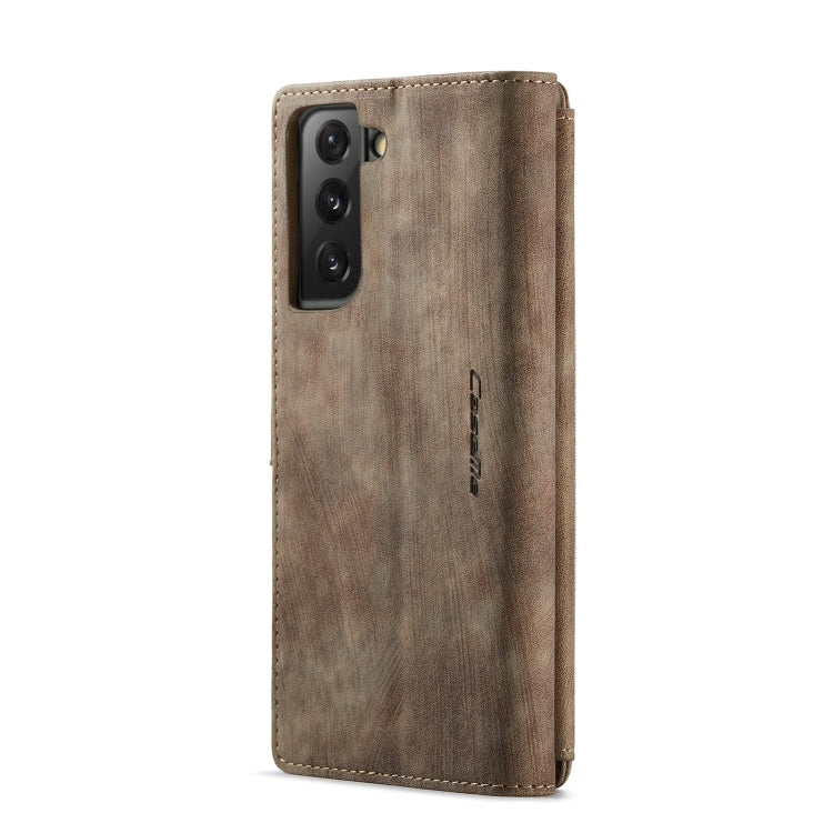 For Samsung Galaxy S22 5G CaseMe C30 Multifunctional Phone Leather Case with Holder & Card Slot & Wallet(Brown) - Galaxy S22 5G Cases by CaseMe | Online Shopping South Africa | PMC Jewellery | Buy Now Pay Later Mobicred