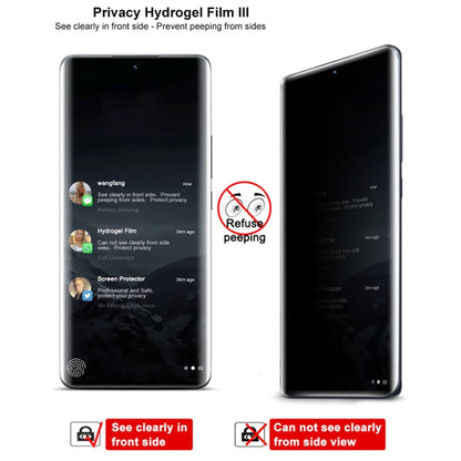 For Xiaomi 12 Pro imak Curved Full Screen Privacy Hydraulic Film III -  by imak | Online Shopping South Africa | PMC Jewellery | Buy Now Pay Later Mobicred