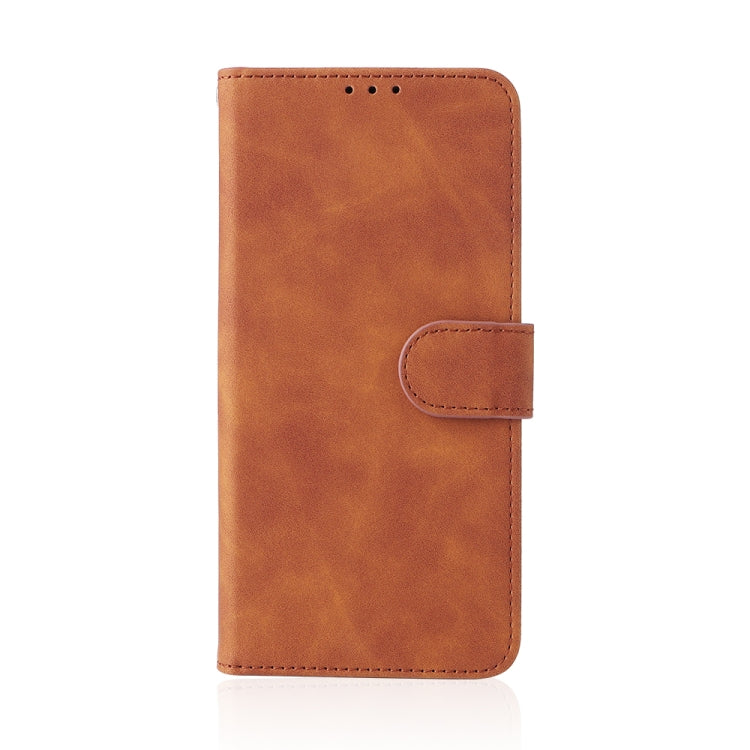 For Blackview A55 Skin Feel Magnetic Buckle Leather Phone Case(Brown) - More Brand by PMC Jewellery | Online Shopping South Africa | PMC Jewellery | Buy Now Pay Later Mobicred