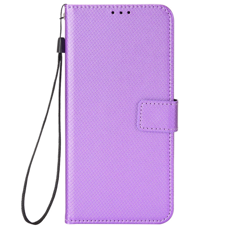 For Blackview A55 Diamond Texture Leather Phone Case(Purple) - More Brand by PMC Jewellery | Online Shopping South Africa | PMC Jewellery | Buy Now Pay Later Mobicred