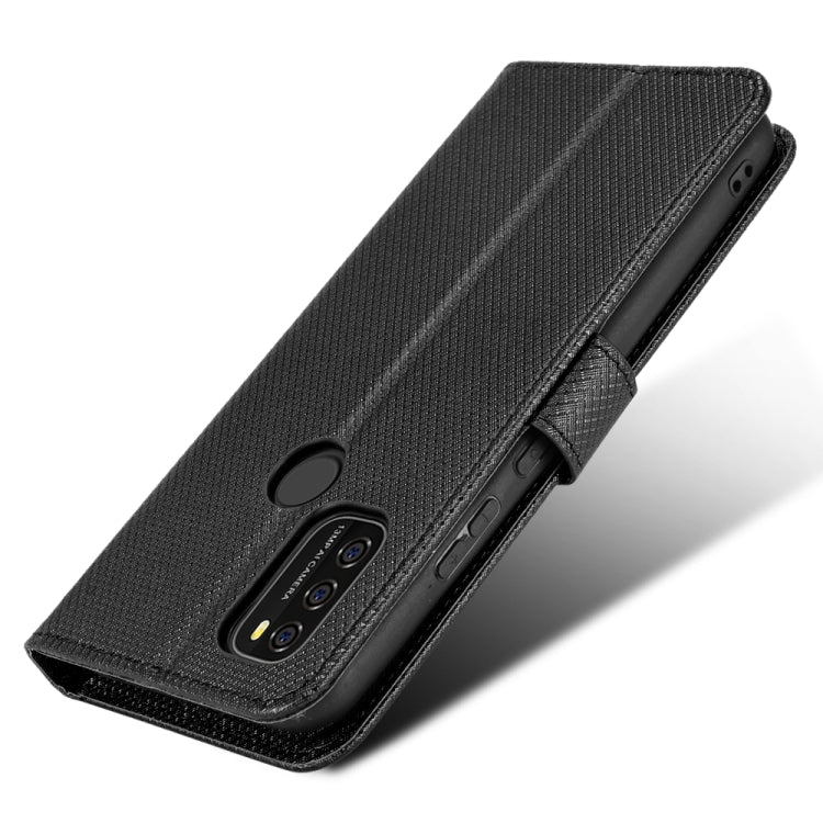 For Blackview A70 2021 Diamond Texture Leather Phone Case(Black) - More Brand by PMC Jewellery | Online Shopping South Africa | PMC Jewellery | Buy Now Pay Later Mobicred