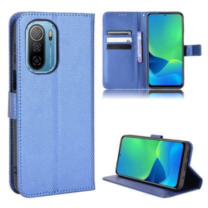 For Ulefone Note 13P Diamond Texture Leather Phone Case(Blue) - Ulefone Cases by PMC Jewellery | Online Shopping South Africa | PMC Jewellery | Buy Now Pay Later Mobicred