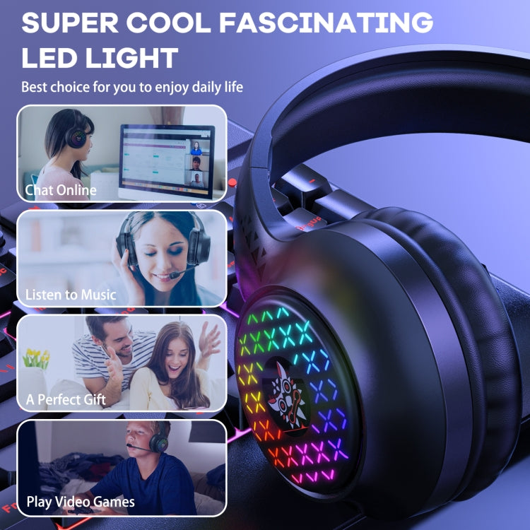 ONIKUMA X7 Pro USB + 3.5mm RGB Lighting Gaming Wired Headset(Black) - Multimedia Headset by ONIKUMA | Online Shopping South Africa | PMC Jewellery | Buy Now Pay Later Mobicred