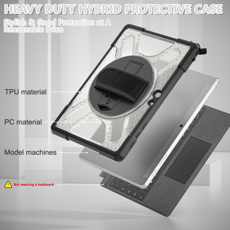 For Microsoft Surface Go 4 / 3 / 2 / 1 TPU + PC Tablet Case(Transparent) - Others by PMC TechLife | Online Shopping South Africa | PMC TechLife | Buy Now Pay Later Mobicred