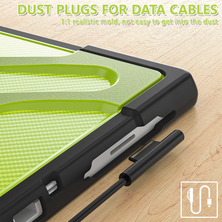 For MicroSoft Surface Pro 4 / 5 / 6 / 7 TPU + PC Tablet Case(Yellow Green) - free shipping - PMC TechLife - Order now!