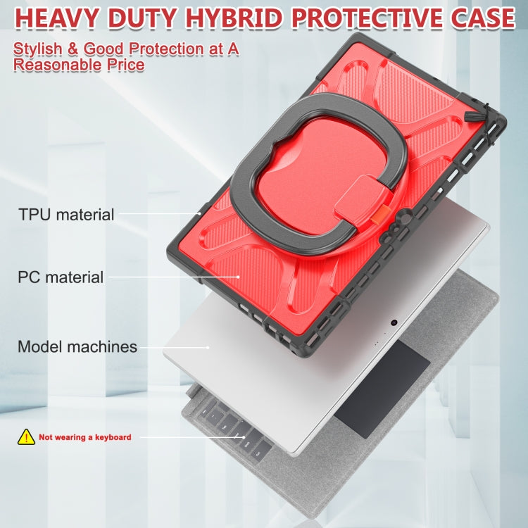 For MicroSoft Surface Pro 4 / 5 / 6 / 7 TPU + PC Tablet Case(Red) - Others by PMC TechLife | Online Shopping South Africa | PMC TechLife | Buy Now Pay Later Mobicred