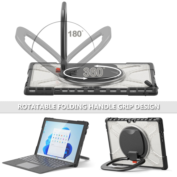 For MicroSoft Surface Pro 4 / 5 / 6 / 7 TPU + PC Tablet Case(Transparent) - Others by PMC TechLife | Online Shopping South Africa | PMC TechLife | Buy Now Pay Later Mobicred