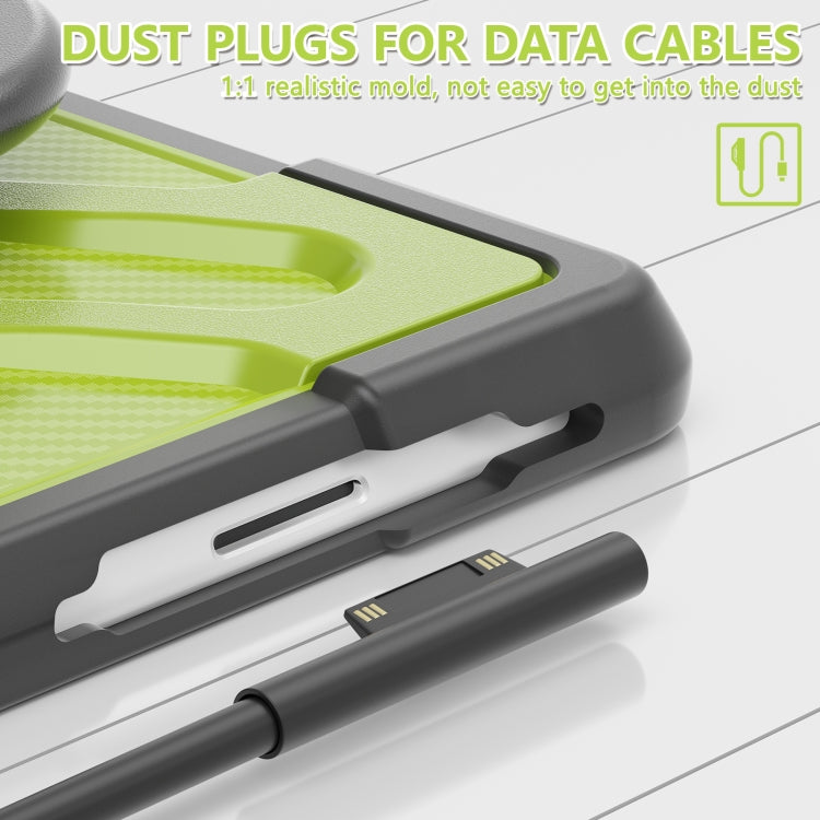 For MicroSoft Surface Go 1 / 2 / 3 TPU + PC Tablet Case(Yellow Green) - Others by PMC TechLife | Online Shopping South Africa | PMC TechLife | Buy Now Pay Later Mobicred