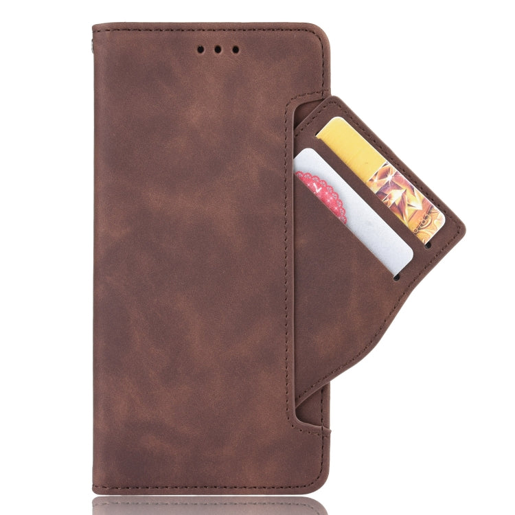 For Ulefone Note 13P Skin Feel Calf Pattern Leather Phone Case(Brown) - Ulefone Cases by PMC Jewellery | Online Shopping South Africa | PMC Jewellery | Buy Now Pay Later Mobicred