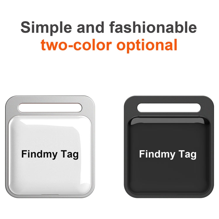 Findmy Tag Square Smart Bluetooth Anti- lost Alarm Locator Tracker(White) - Anti-lost Alarm by PMc TechLife | Online Shopping South Africa | PMc TechLife | Buy Now Pay Later Mobicred