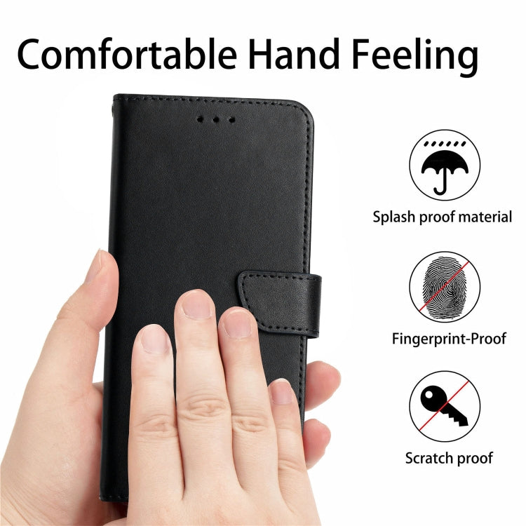 For Google Pixel 7 Genuine Leather Fingerprint-proof Horizontal Flip Phone Case(Black) - Google Cases by PMC TechLife | Online Shopping South Africa | PMC TechLife | Buy Now Pay Later Mobicred