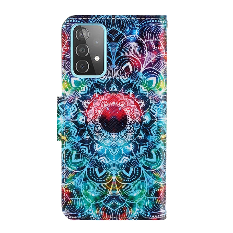 For Samsung Galaxy A33 5G 3D Colored Drawing Leather Phone Case(Mandala) - Galaxy Phone Cases by PMC Jewellery | Online Shopping South Africa | PMC Jewellery