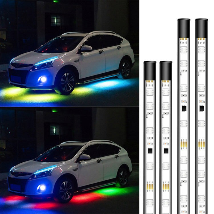 Car Modification Symphony Voice Control LED Chassis Lights, Specification:2 x 60cm + 2 x 90cm - Atmosphere lights by PMC TechLife | Online Shopping South Africa | PMC TechLife | Buy Now Pay Later Mobicred