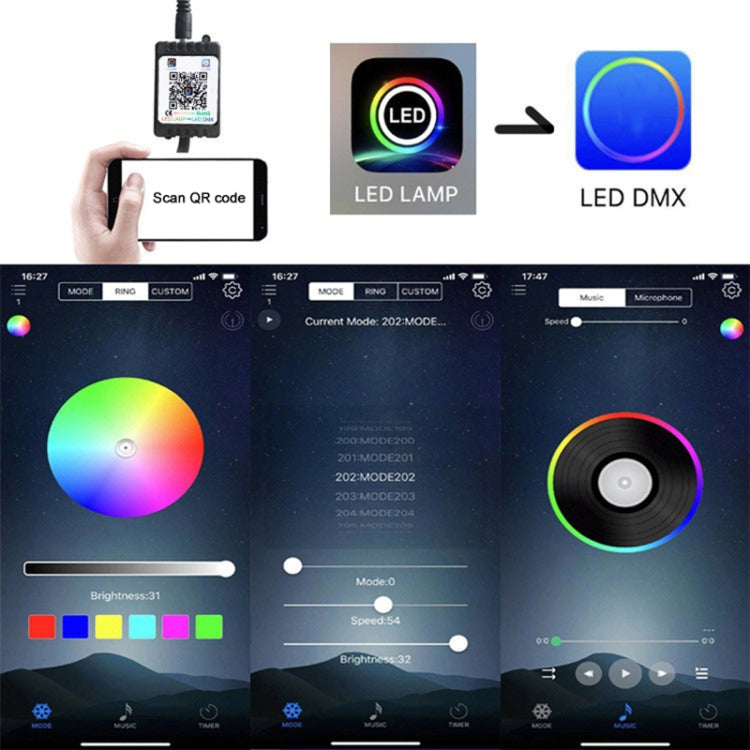 Car Modification Symphony Voice Control LED Chassis Lights, Specification:4 x 60cm + 2 x 150cm - Atmosphere lights by PMC TechLife | Online Shopping South Africa | PMC TechLife