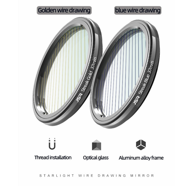 JSR Starlight Drawing Camera Lens Filter, Size:77mm(Streak Blue) - free shipping - PMC TechLife - Order now!