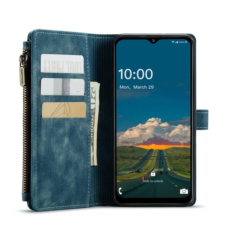 For Samsung Galaxy A13 4G/A13 5G/A04S/A04/M13 5G CaseMe C30 Multifunctional Phone Leather Case(Blue) - Galaxy Phone Cases by CaseMe | Online Shopping South Africa | PMC Jewellery | Buy Now Pay Later Mobicred