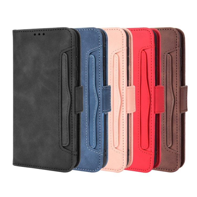 For Blackview A95 Skin Feel Calf Texture Card Slots Leather Phone Case(Blue) - More Brand by PMC TechLife | Online Shopping South Africa | PMC TechLife | Buy Now Pay Later Mobicred