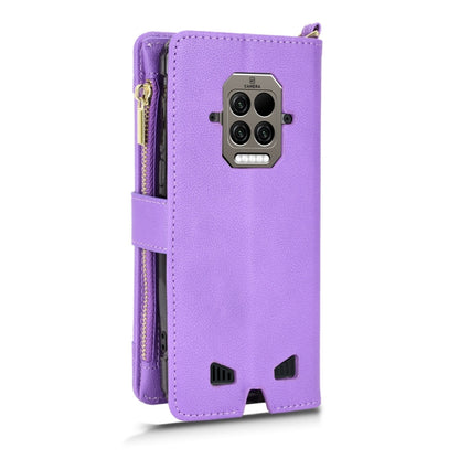 For Doogee S86 / S86 Pro Litchi Texture Zipper Leather Phone Case(Purple) - Doogee Cases by PMC Jewellery | Online Shopping South Africa | PMC Jewellery | Buy Now Pay Later Mobicred