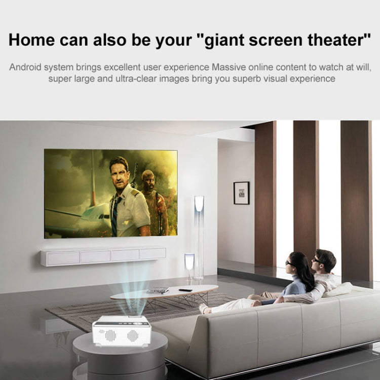 E460 1280x720P 120ANSI LCD LED Smart Projector, Basic Version, Plug Type:EU Plug - LED Projector by PMC TechLife | Online Shopping South Africa | PMC TechLife | Buy Now Pay Later Mobicred