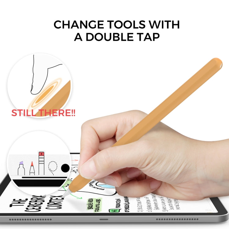 DUX DUCIS Stoyobe Ultra-thin Silicone Protective Case for Apple Pencil Pro / 2(Orange) - free shipping - PMC Jewellery - Order now!