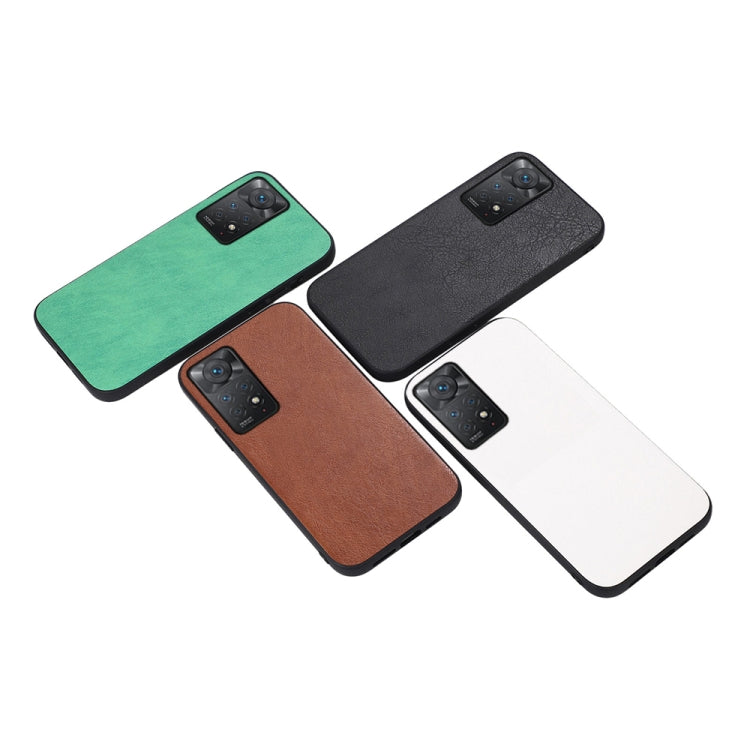 For Xiaomi Redmi Note 11 Pro Falette Texture PU Shockproof Phone Case(Black) - Xiaomi Cases by PMC TechLife | Online Shopping South Africa | PMC TechLife